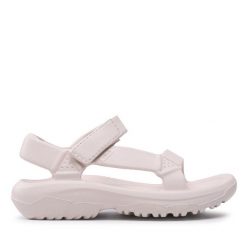 Sandały Teva. Brązowe sandały Teva, bez wzorów, sportowe, bez obcasa, bez zapięcia. Za 179.99 zł.