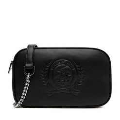 Torebka Beverly Hills Polo Club. Czarne listonoszki Beverly Hills Polo Club, bez wzorów, bez dodatków. Za 159.99 zł.