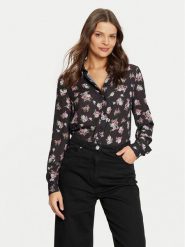 Guess Koszula W4BH56 WGLA2 Czarny Comfort Fit. Czarne koszule Guess, m, z aplikacjami, z syntetyku, bez kołnierzyka, bez ramiączek. Za 187.00 zł.