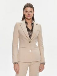 Marciano Guess Marynarka Paula 4RGN24 7046A Beżowy Slim Fit. Brązowe marynarki i żakiety Marciano Guess, z aplikacjami, z syntetyku. Za 349.99 zł.