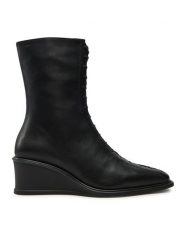 Vagabond Shoemakers Botki Aino 5829-301-20 Czarny. Czarne botki Vagabond Shoemakers, bez wzorów, ze skóry, bez obcasa, na koturnie, bez zapięcia. Za 859.99 zł.