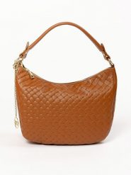 Mia Tomazzi Skórzana torebka "Cabrini" w kolorze jasnobrązowym - 28 x 20 x 8 cm rozmiar: onesize. Brązowe torby na ramię Mia Tomazzi, bez wzorów, z materiału, na ramię, bez dodatków. Za 304.99 zł.