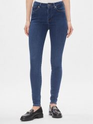 Tommy Hilfiger Jeansy Harlem WW0WW40647 Granatowy Skinny Fit. Niebieskie jeansy TOMMY HILFIGER, bez wzorów. Za 229.99 zł.