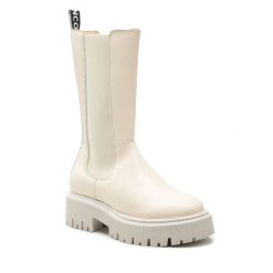 Botki Bianco. Brązowe botki Bianco, bez wzorów, bez obcasa, na słupku, bez zapięcia. Za 669.99 zł.