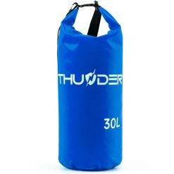 Worek wodoodporny, wodoszczelny, torba na kajak, plecak turystyczny SUP 30L. Niebieskie torby na ramię THUNDER, bez wzorów, z materiału, sportowe, na ramię, bez dodatków. Za 50.00 zł.