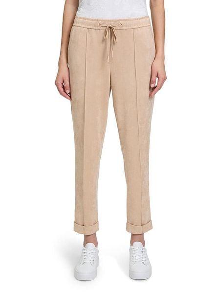 BETTY & CO Spodnie w kolorze beżowym rozmiar: 36. Brązowe spodnie materiałowe Betty & Co, na co dzień, bez wzorów, z materiału. Za 164.95 zł.