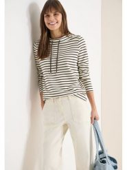 Cecil Bluza w kolorze kremowo-brązowym rozmiar: XL. Brązowe bluzy Cecil, xl, bez wzorów, bez kaptura. Za 97.05 zł.