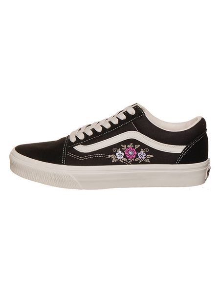Vans Sneakersy "Old Skool" w kolorze czarnym rozmiar: 36,5. Czarne trampki Vans, bez wzorów, bez zapięcia. Za 144.95 zł.