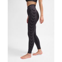 Damskie legginsy ze średnim stanem Hummel CI. Czarne legginsy Hummel, s, bez wzorów, na jogę i pilates. Za 162.50 zł.