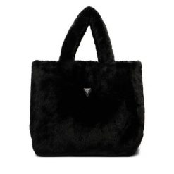 Torebka Guess. Czarne shopper Guess, z aplikacjami, bez dodatków. Za 399.99 zł.
