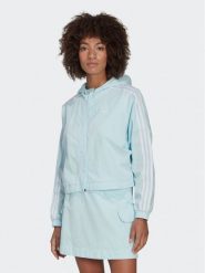 Adidas Bluza adicolor Classics HL9305 Błękitny Relaxed Fit. Niebieskie bluzy Adidas, bez wzorów, z bawełny, bez kaptura. Za 199.99 zł.