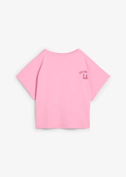 T-shirt oversize. Białe t-shirty bonprix, bez wzorów, z bawełny, bez kołnierzyka, bez ramiączek. Za 72.99 zł.