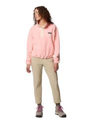 Columbia Bluza polarowa "Helvetia II" w kolorze jasnoróżowym rozmiar: M. Różowe bluzy Columbia, m, bez wzorów, z polaru, bez kaptura. Za 105.14 zł.