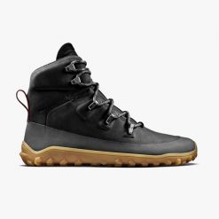 Buty turystyczne damskie Vivobarefoot Tracker Leather AT. Czarne trekkingi Vivobarefoot, trekkingowe. Za 723.99 zł.