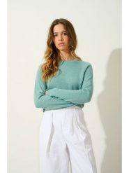 AUTHENTIC CASHMERE Kaszmirowy sweter "Ecrin" w kolorze turkusowym rozmiar: S. Niebieskie swetry AUTHENTIC CASHMERE, s, bez wzorów, z kaszmiru, bez ramiączek. Za 391.95 zł.