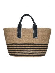 BLE Torebka w kolorze beżowym - 37 x 27 x 20 cm rozmiar: onesize. Brązowe torebki klasyczne BLE, bez wzorów, z materiału, bez dodatków. Za 67.09 zł.