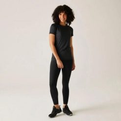 Damskie legginsy kompresyjne Regatta Holeen Pro. Czarne legginsy Regatta, m, bez wzorów, z elastanu. Za 161.00 zł.