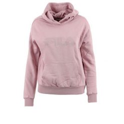 Damska bluza z kapturem Fila Bischkek. Czerwone bluzy Fila, m, bez wzorów, z bawełny, z kapturem. Za 214.49 zł.