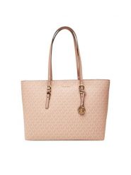 MICHAEL Michael Kors Torebka Quinn 30T5GQNT9V Beżowy. Brązowe shopper MICHAEL Michael Kors, bez wzorów, ze skóry, bez dodatków. Za 1,109.00 zł.