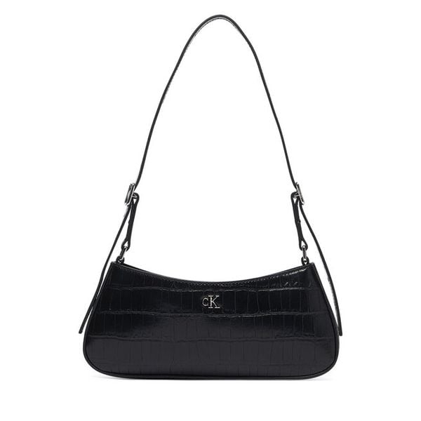 Torebka Calvin Klein. Czarne torebki klasyczne Calvin Klein, bez wzorów, bez dodatków. Za 449.99 zł.