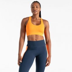 Stanik sportowy damski Don't Sweat It. Brązowe bielizna sportowa Dare 2b, xs, bez wzorów, z elastanu. W wyprzedaży za 49.99 zł.