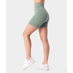 Szorty bezszwowe sportowe damskie Carpatree Simply Seamless. Zielone obuwie sportowe Carpatree, z materiału, bez zapięcia, na fitness i siłownię. Za 99.99 zł.