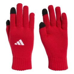 Rękawice Liverpool FC. Białe rękawiczki Adidas, bez wzorów, z dzianiny, sportowe. Za 119.00 zł.