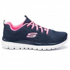 Buty do chodzenia damskie Skechers Graceful Get Connected. Niebieskie obuwie sportowe Skechers, bez zapięcia, do biegania, Skechers Sport. Za 199.99 zł.