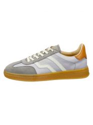 GANT Footwear Skórzane sneakersy "Cuzima" w kolorze szaro-jasnobrązowo-błękitnym rozmiar: 37. Niebieskie trampki GANT Footwear, bez wzorów, bez zapięcia. Za 384.95 zł.