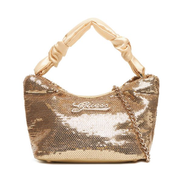 Torebka Guess. Żółte torebki klasyczne Guess, z aplikacjami, bez dodatków. Za 249.99 zł.