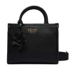 Torebka Liu Jo. Czarne torebki klasyczne Liu Jo, bez wzorów, bez dodatków. Za 599.99 zł.