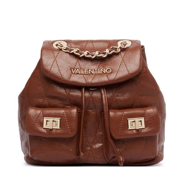 Plecak Valentino. Brązowe plecaki Valentino, bez wzorów. Za 679.99 zł.