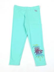 Legginsy z bawełna na co dzień na siłownię. Niebieskie legginsy LEONE 1947 APPAREL, l, bez wzorów, z bawełny. Za 63.11 zł.