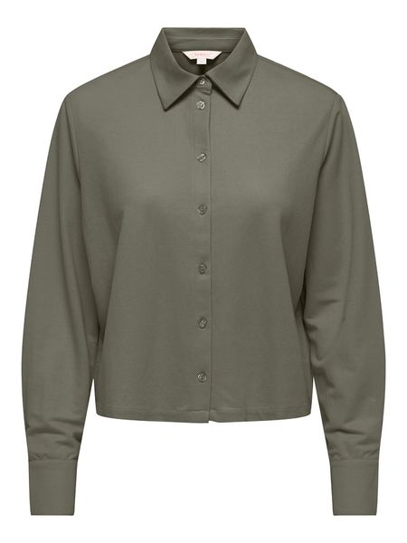 ONLY Bluzka w kolorze khaki rozmiar: M. Brązowe bluzki Only, m, bez wzorów, bez kołnierzyka, bez ramiączek. Za 80.14 zł.