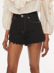 Pinko Szorty jeansowe Honey 103627 A1VD Czarny Regular Fit. Czarne szorty Pinko, bez wzorów, z bawełny. Za 839.99 zł.