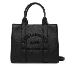 Torebka KARL LAGERFELD. Czarne torebki klasyczne KARL LAGERFELD, bez wzorów, bez dodatków. Za 649.99 zł.