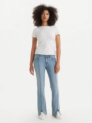 Levi's Dżinsy - Skinny fit - w kolorze błękitnym rozmiar: W28/L34. Niebieskie jeansy Levi's®, l, z aplikacjami. Za 136.13 zł.