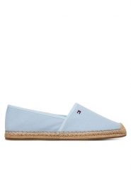 Tommy Hilfiger Espadryle Flag Canvas Espadrille FW0FW08541 Błękitny. Niebieskie espadryle TOMMY HILFIGER, bez wzorów, z materiału, bez obcasa, bez zapięcia. Za 249.99 zł.