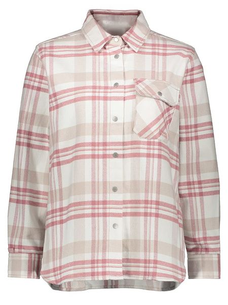 Fresh Made Koszula w kolorze kremowo-czerwonym rozmiar: L. Brązowe koszule Fresh Made, l, bez wzorów, z bawełny, bez kołnierzyka, bez ramiączek. Za 87.81 zł.