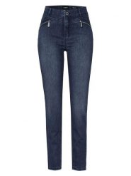 Rosner Dżinsy "Audrey" - Skinny fit - w kolorze granatowym rozmiar: 40/L30. Niebieskie jeansy Rosner, l, bez wzorów, z podwyższonym stanem. Za 188.85 zł.