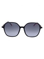 HUGO Damskie okulary przeciwsłoneczne w kolorze granatowym rozmiar: 55. Niebieskie okulary przeciwsłoneczne Hugo, bez wzorów, z tworzywa sztucznego, wakacyjne. Za 289.95 zł.