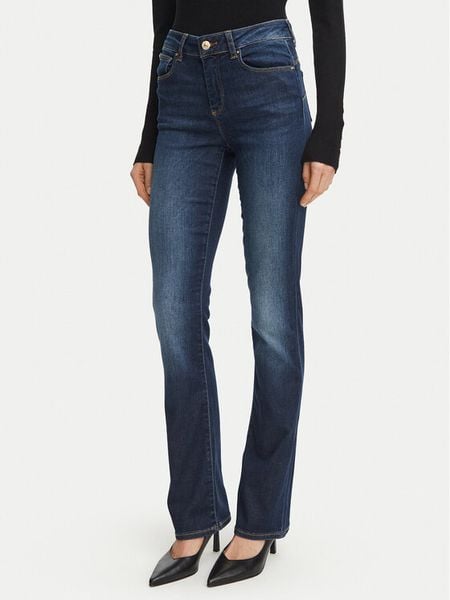 Fracomina Jeansy FP26WV8020D46001 Granatowy Bootcut Fit. Niebieskie jeansy Fracomina, bez wzorów. Za 439.99 zł.