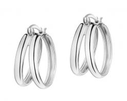 Kolczyki srebrne. Szare kolczyki Apart, srebrne. Za 289.00 zł.