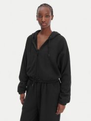 Reebok Bluza Reebok x Ewa Chodakowska Marti RK25620CCW Czarny Regular Fit. Czarne bluzy Reebok, m, bez wzorów, z syntetyku, bez kaptura. Za 249.99 zł.