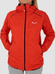 Salewa Kurtka funkcyjna "Pedroc" w kolorze czerwonym rozmiar: 36. Czerwone kurtki sportowe Salewa, bez wzorów, z materiału, bez kaptura, outdoorowe. Za 460.12 zł.