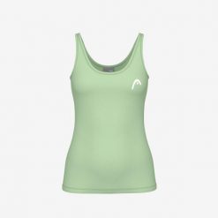 SPIRIT II Tank Top Women. Zielone topy Head, s, bez wzorów, bez kołnierzyka, bez ramiączek. W wyprzedaży za 189.00 zł.