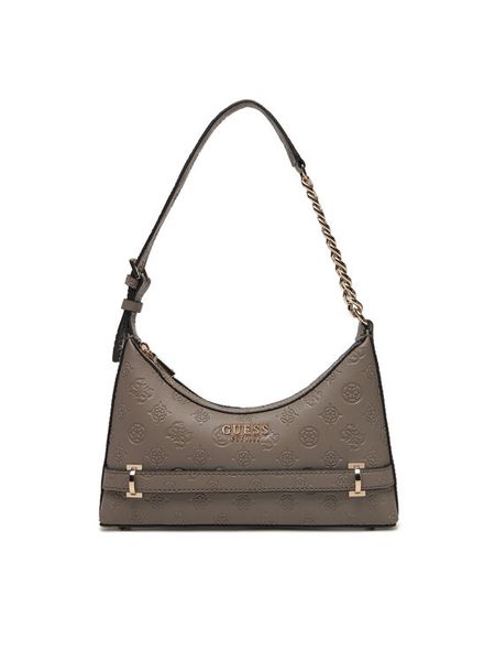 Guess Torebka HWPD96 30180 Brązowy. Brązowe listonoszki Guess, z aplikacjami, ze skóry, bez dodatków. Za 599.99 zł.