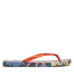 Japonki Ipanema. Brązowe klapki Ipanema, bez wzorów, bez obcasa. Za 89.99 zł.