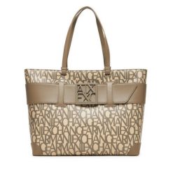 Torebka Armani Exchange. Brązowe torebki klasyczne Armani Exchange, bez wzorów, bez dodatków. Za 869.99 zł.