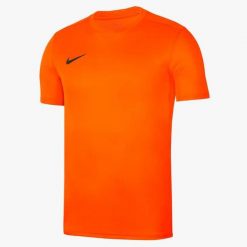 Koszulka z krótkim rękawem Nike PARK 7 BV6741 819 Pomarańczowy. Czerwone bluzki Nike, bez wzorów, sportowe, bez kołnierzyka, bez ramiączek. Za 119.00 zł.